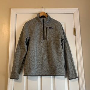 Patagonia Men’s quarter zip Better Sweater size M